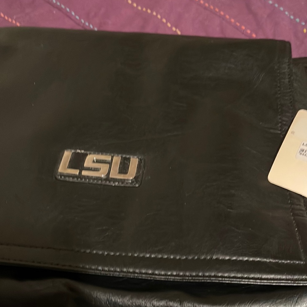 Beautiful LSU Shoulder handbag leather great for social events